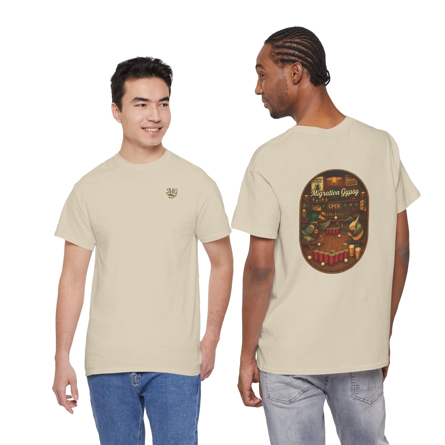 Gypsy Beer Pong Unisex Heavy Cotton Tee
