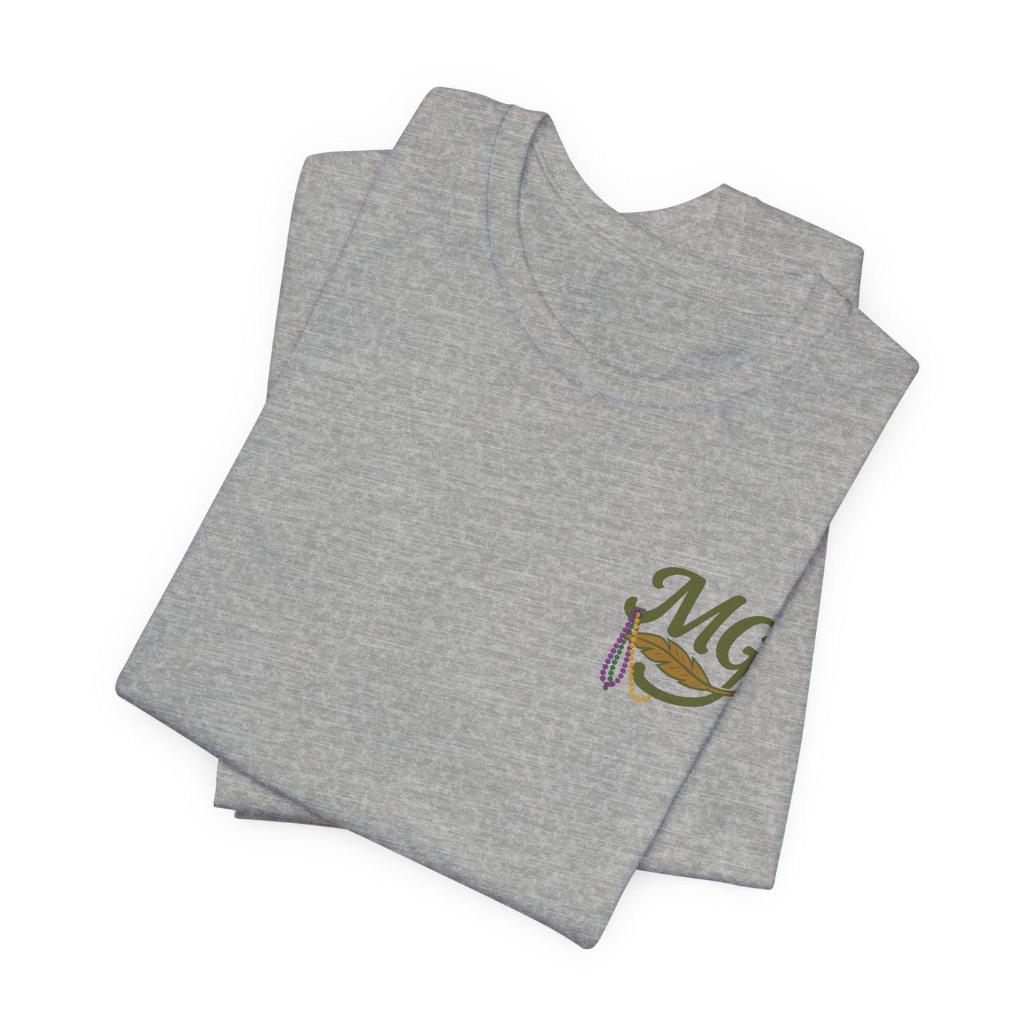 Mardi Gras Jester Mallard - Unisex Jersey Short Sleeve Tee