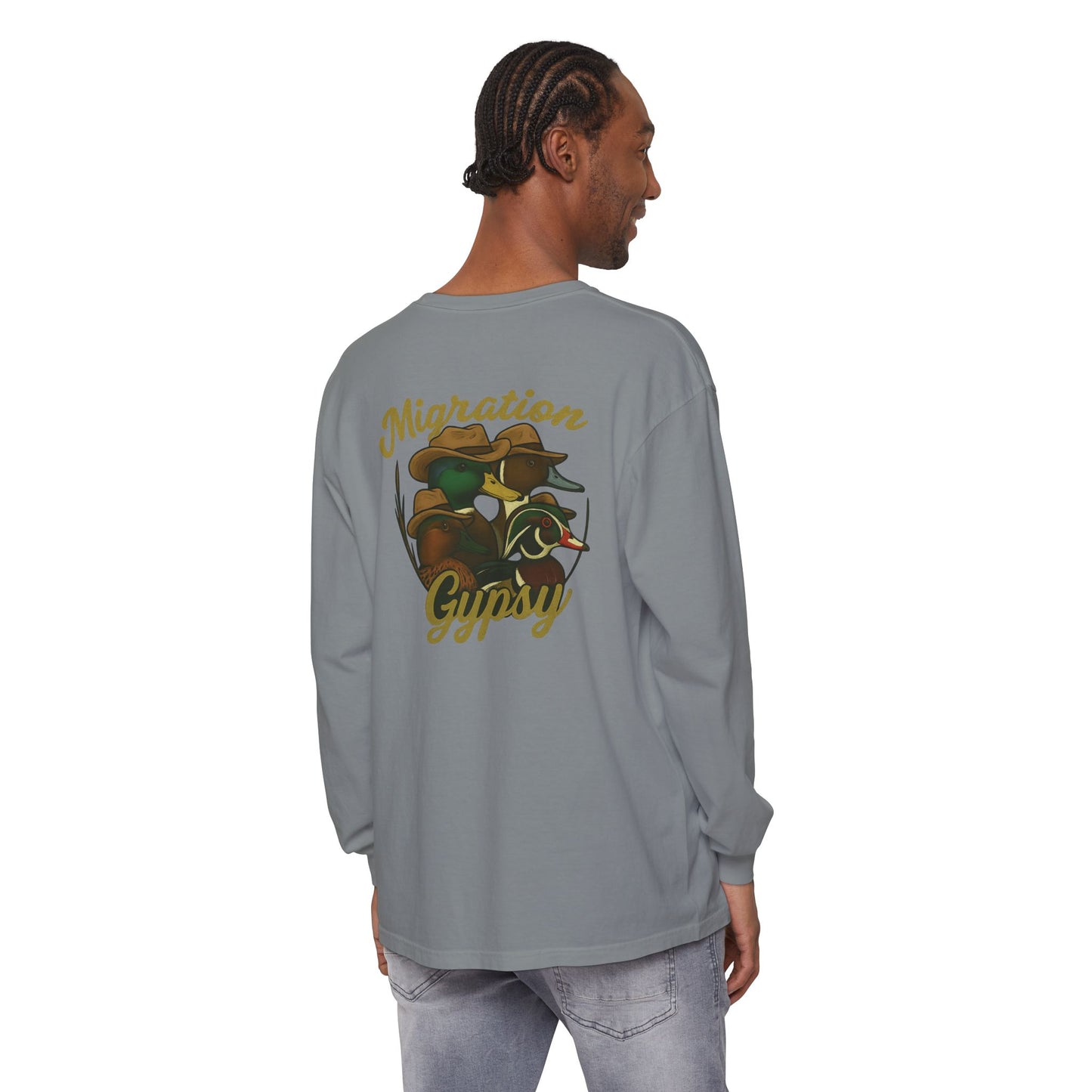 Men's Gypsy Gang Long Sleeve Tee - Mallard, Pintail, Wood Duck and Teal