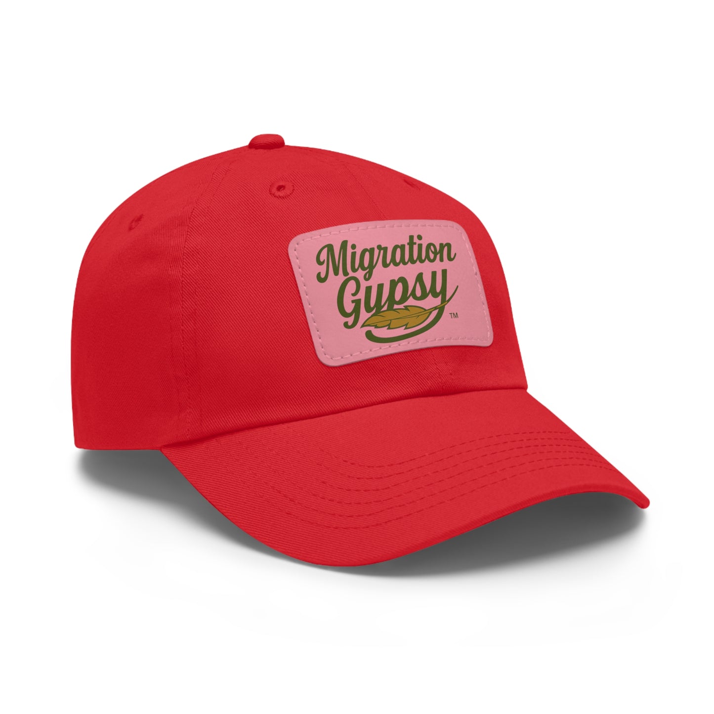 Unisex Migration Gypsy Leather Patch Hat — 12 Combo Colors Men's & Ladies