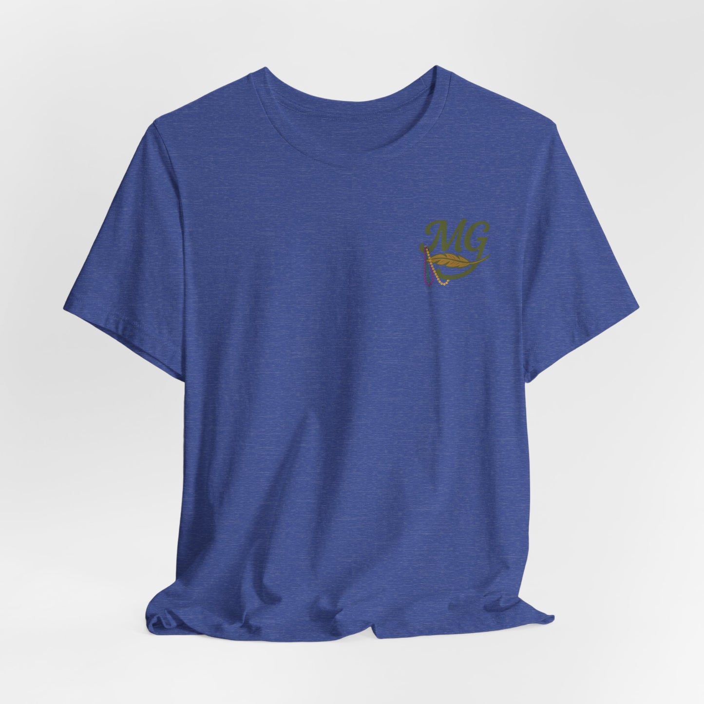 Mardi Gras Jester Mallard - Unisex Jersey Short Sleeve Tee