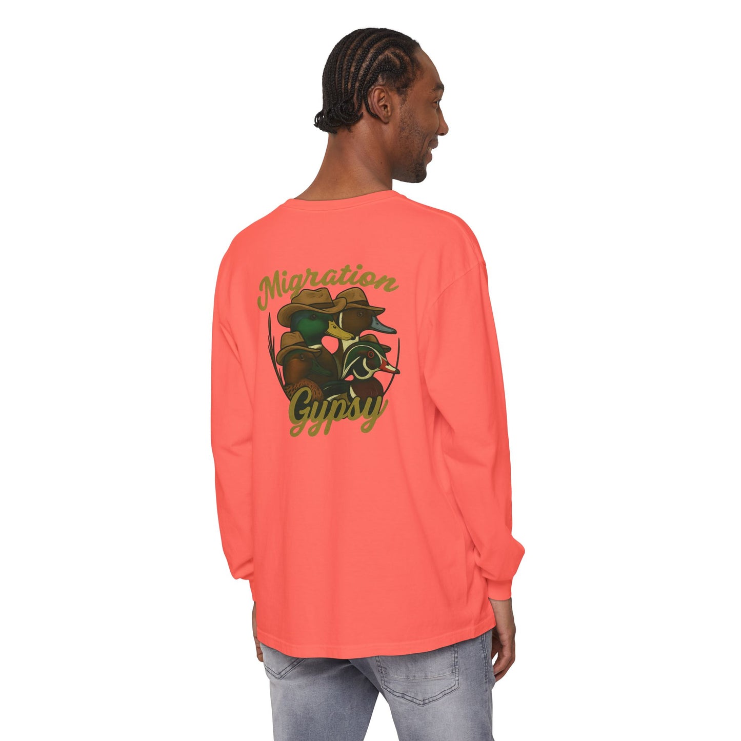Men's Gypsy Gang Long Sleeve Tee - Mallard, Pintail, Wood Duck and Teal