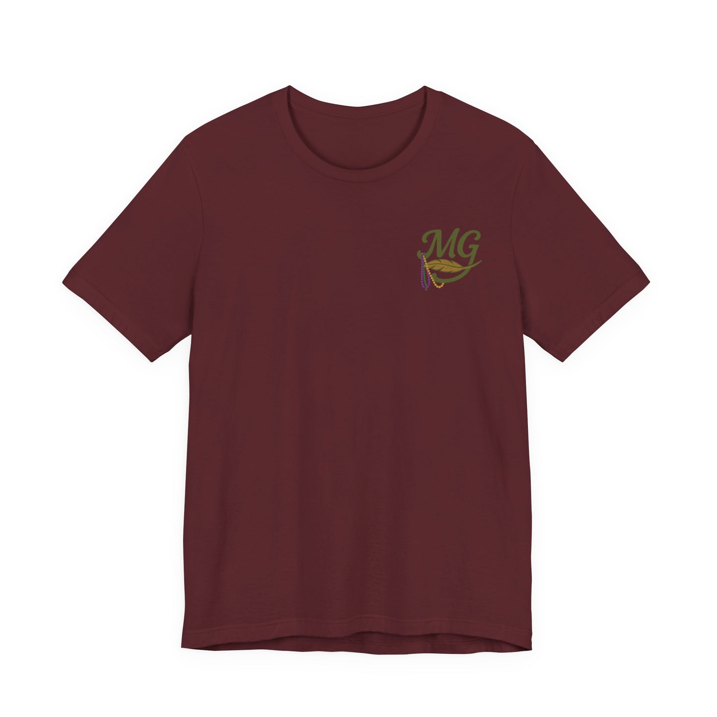 Mardi Gras Jester Mallard - Unisex Jersey Short Sleeve Tee