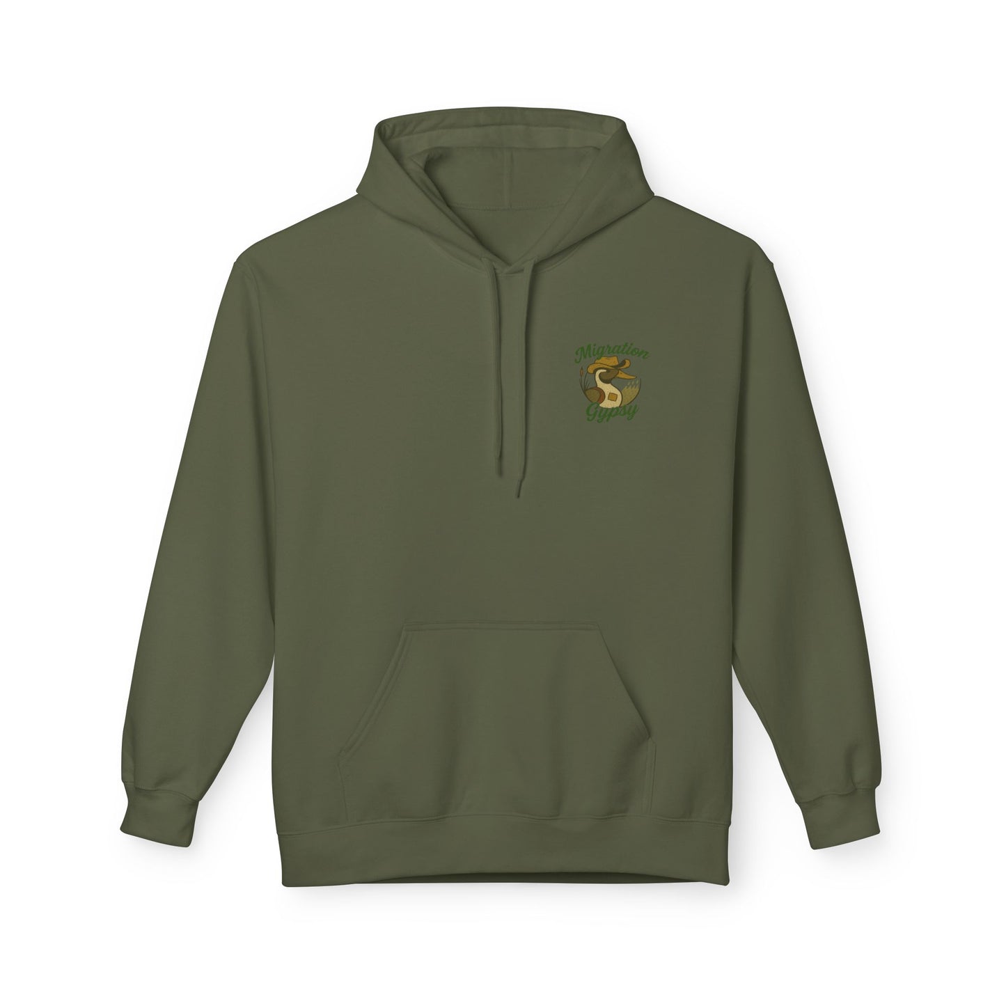 Pintail Migration Gypsy Hoodie — Vintage Outdoors Travel Logo Pullover