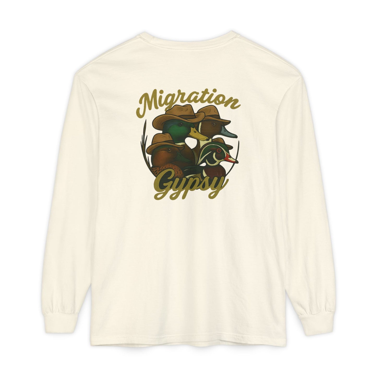 Men's Gypsy Gang Long Sleeve Tee - Mallard, Pintail, Wood Duck and Teal