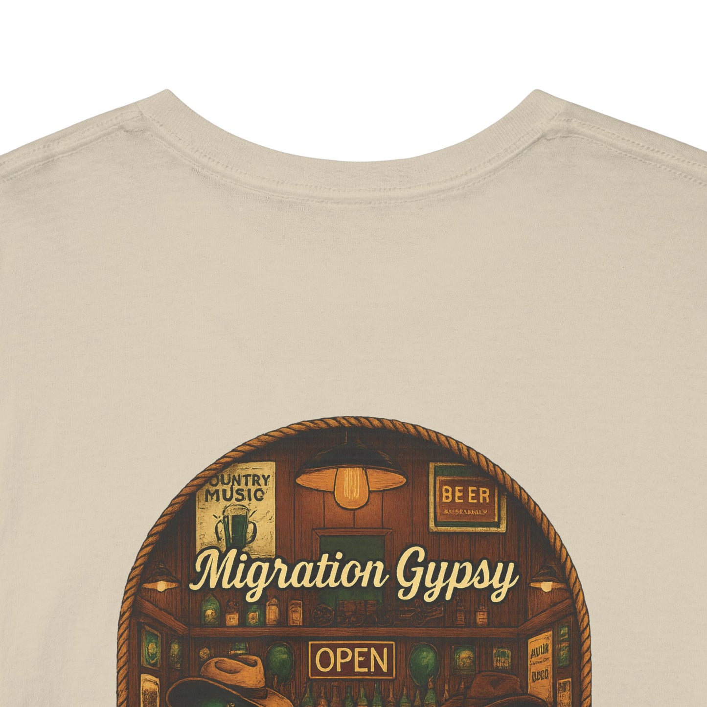 Gypsy Beer Pong Unisex Heavy Cotton Tee