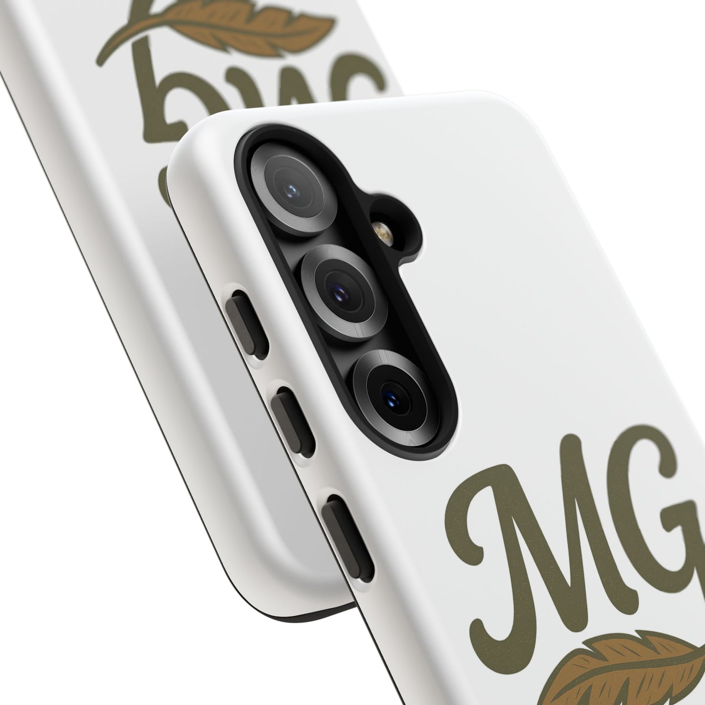 MG Leaf Tough Phone Case — Monogram Protective Phone Cover