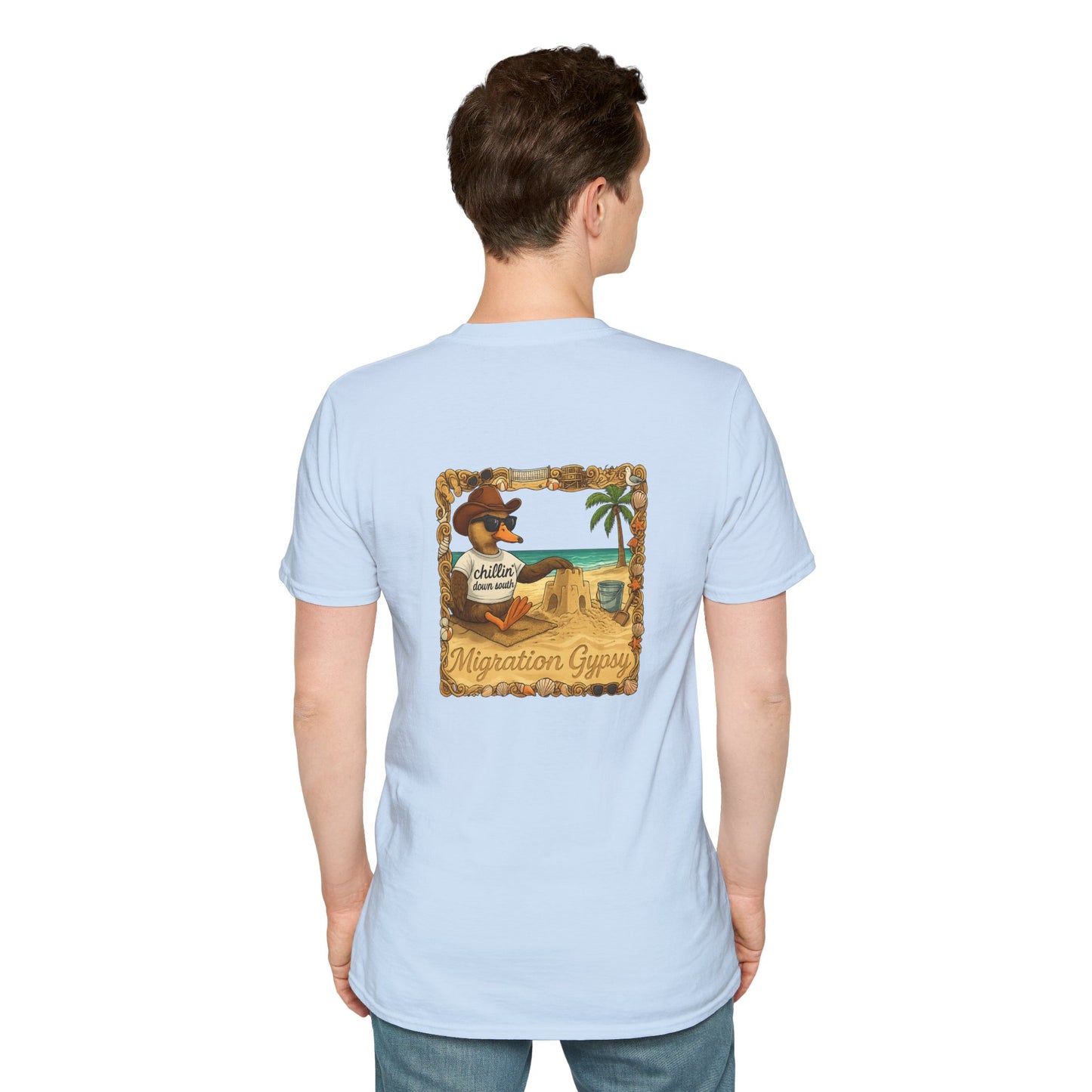 Gypsy Beach Scene "Chillin' Down South" Vintage Surf Tee