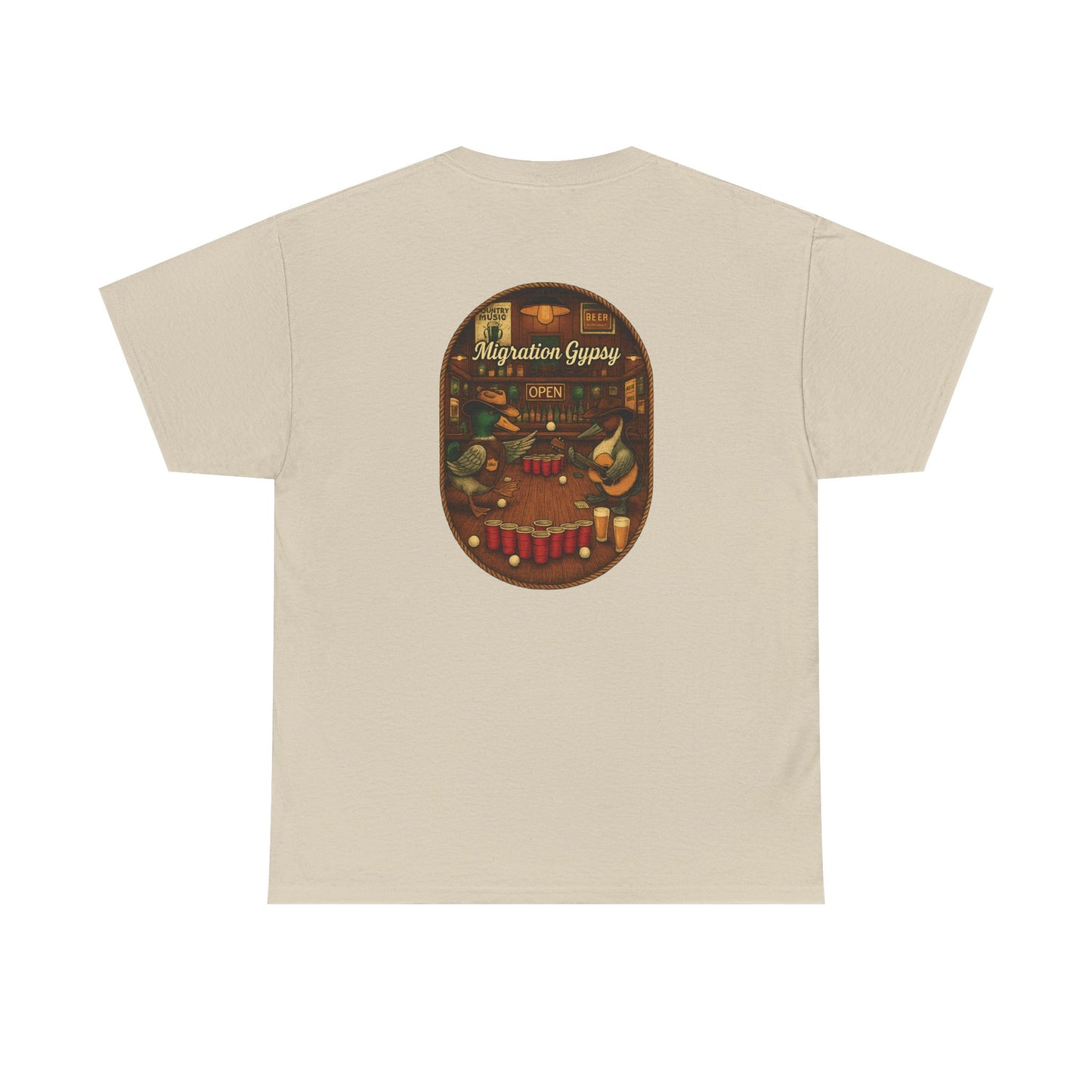 Gypsy Beer Pong Unisex Heavy Cotton Tee