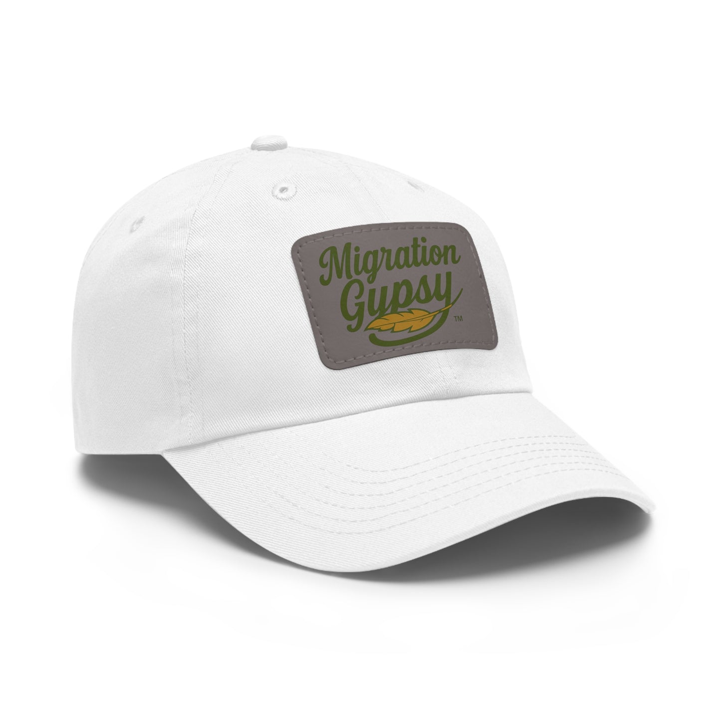 Unisex Migration Gypsy Leather Patch Hat — 12 Combo Colors Men's & Ladies