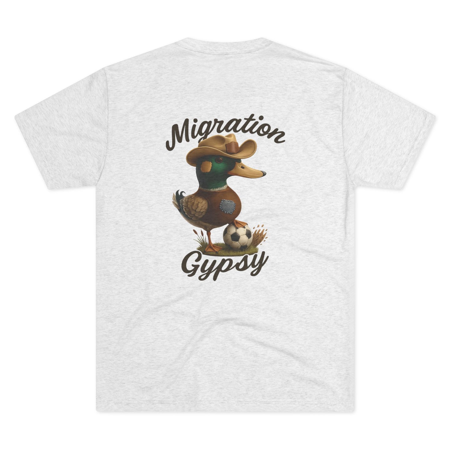 Soccer Migration Mallard Tee w/Soccer Ball Front Mallard Back