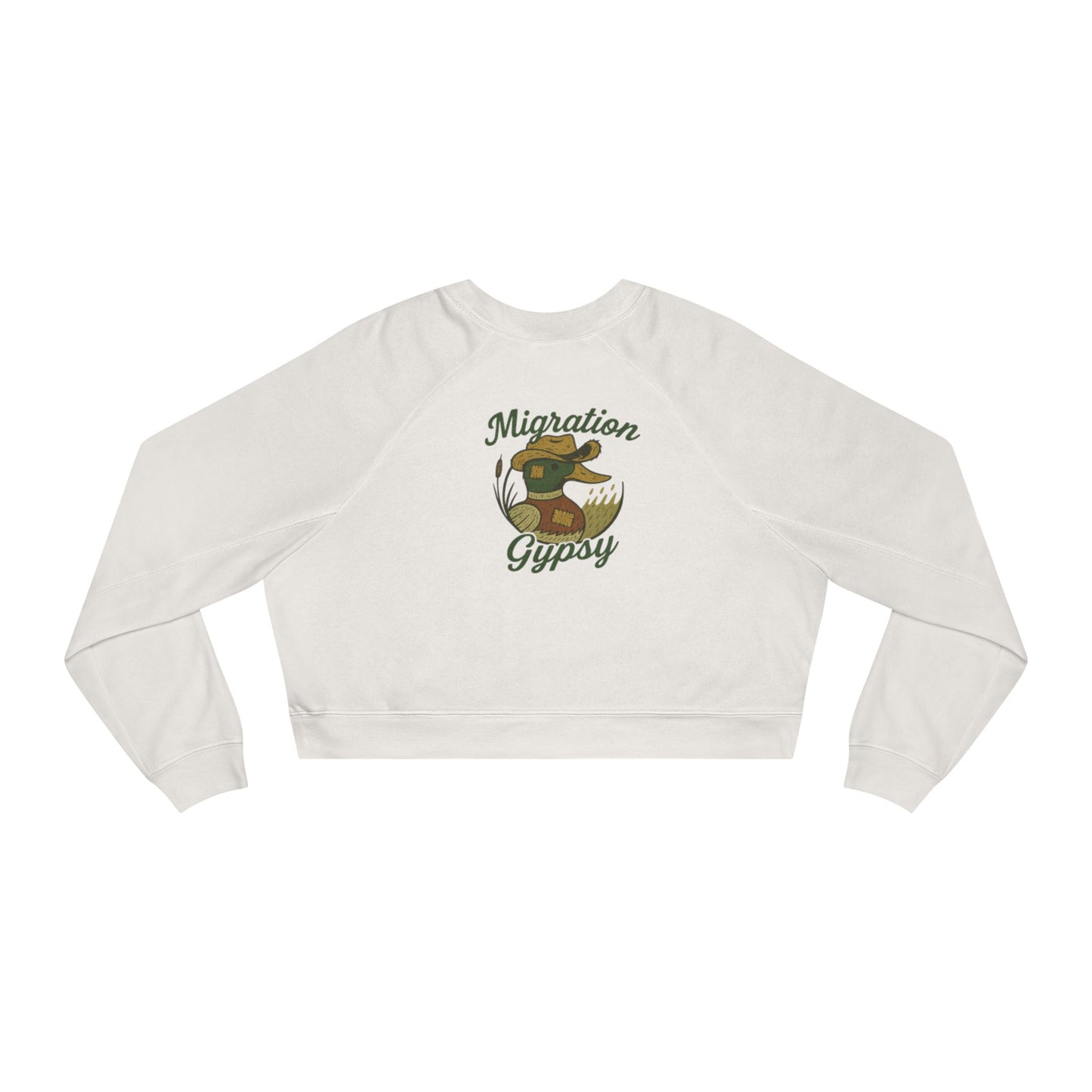 Migration Mallard Cropped Pullover | Fleece Sweatshirt
