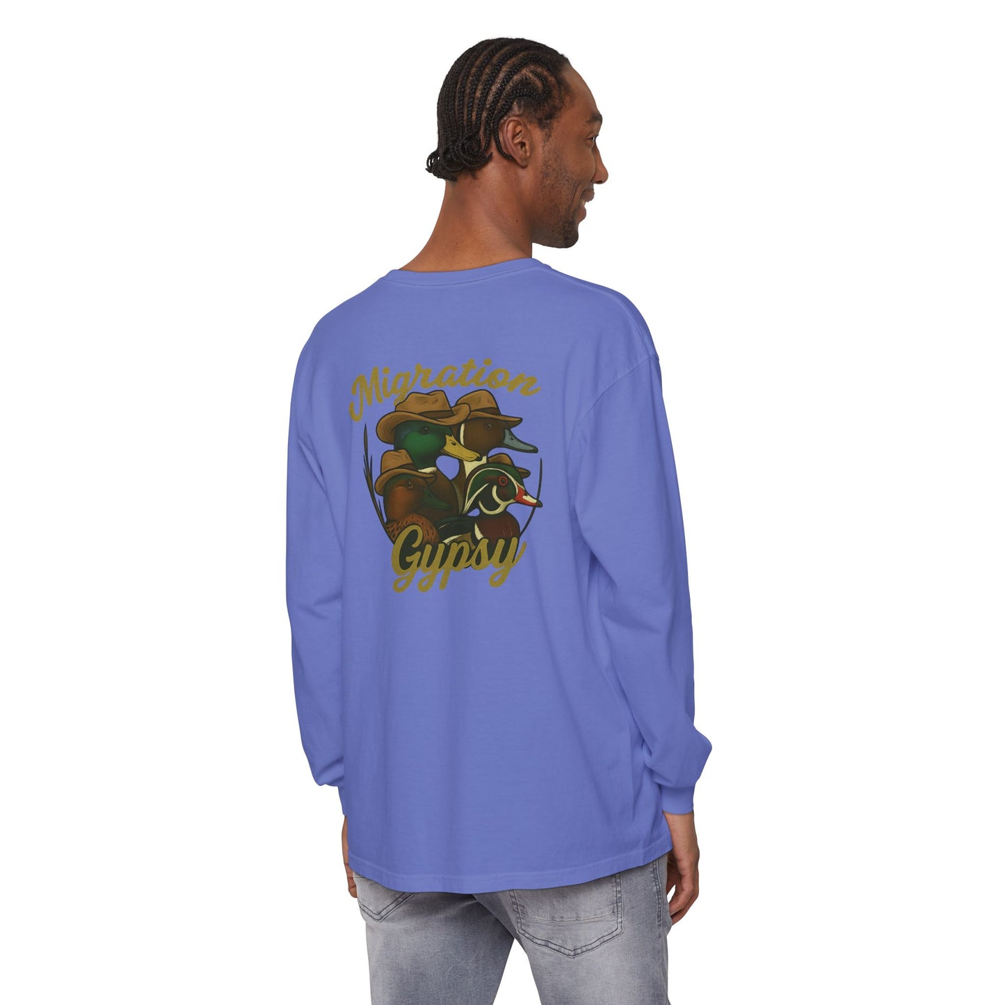 Men's Gypsy Gang Long Sleeve Tee - Mallard, Pintail, Wood Duck and Teal