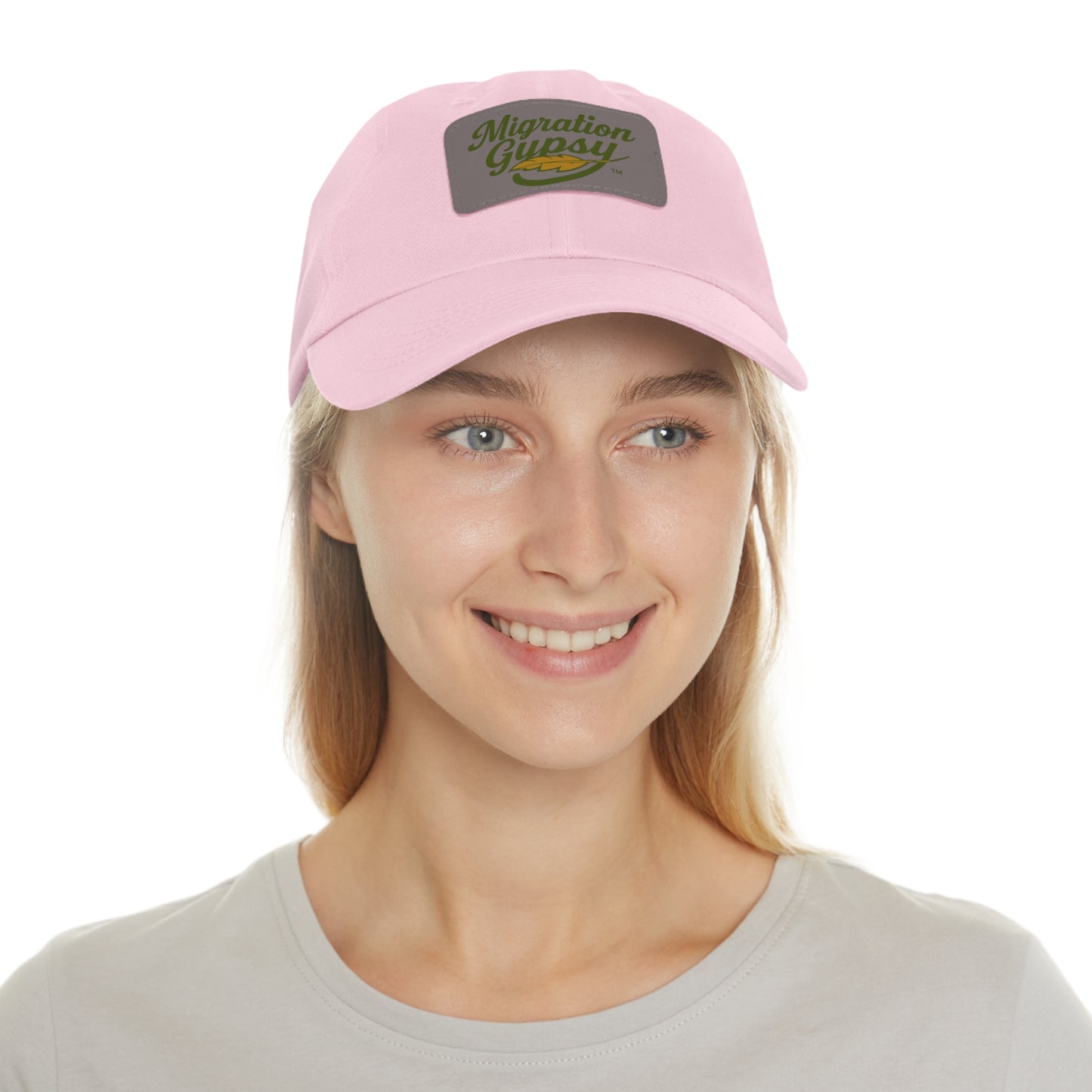 Unisex Migration Gypsy Leather Patch Hat — 12 Combo Colors Men's & Ladies