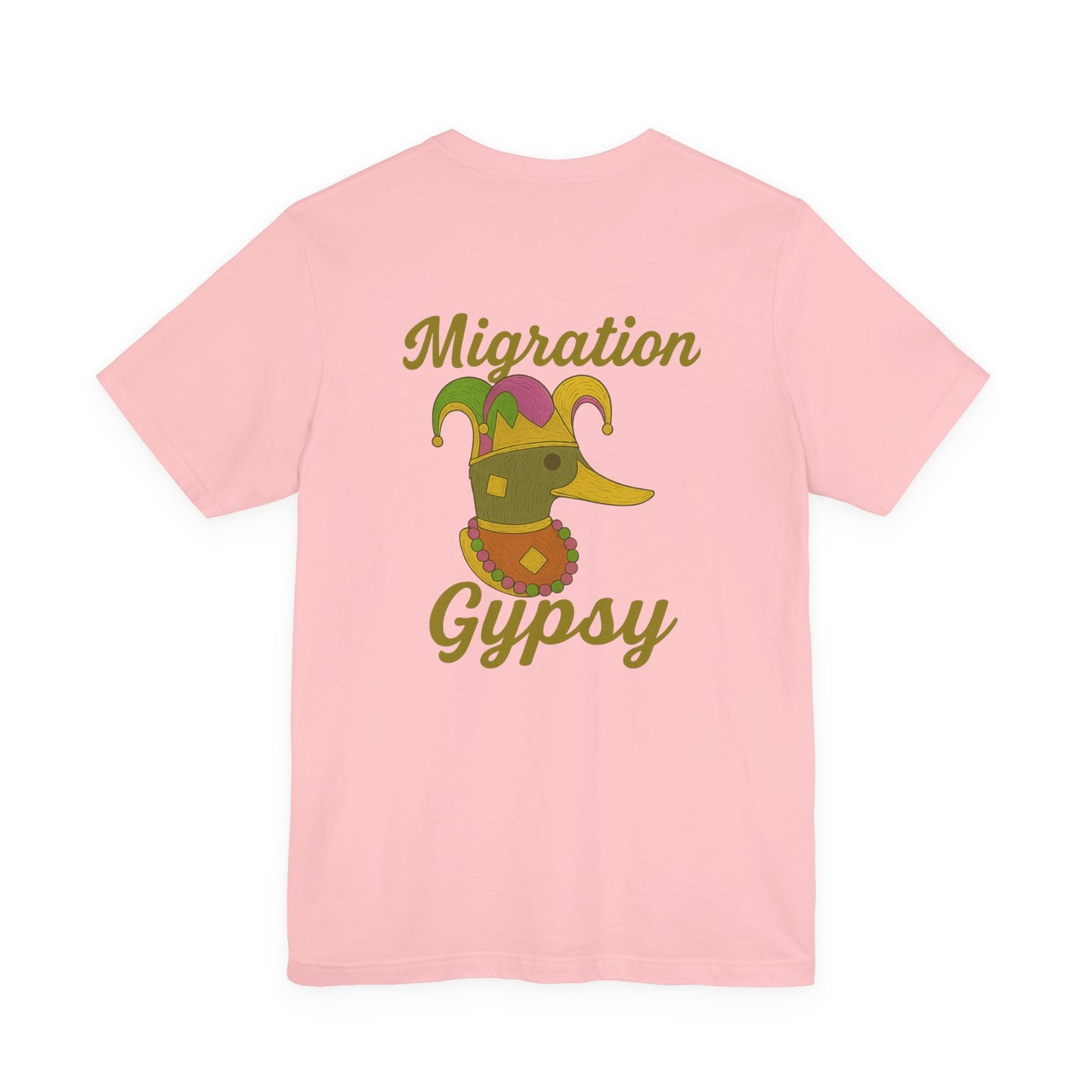 Mardi Gras Jester Mallard - Unisex Jersey Short Sleeve Tee