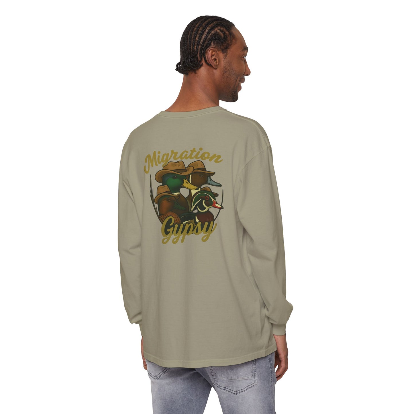 Men's Gypsy Gang Long Sleeve Tee - Mallard, Pintail, Wood Duck and Teal