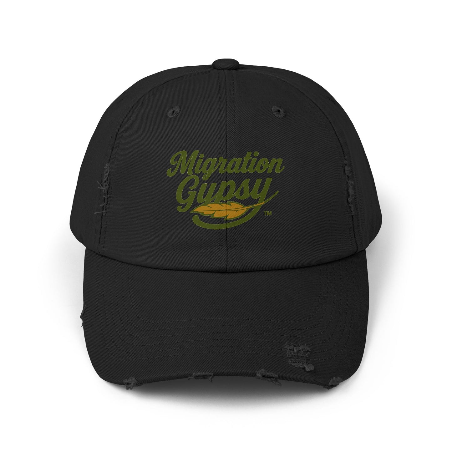 Distressed Cap — "Migration Gypsy" Retro Surf Hat