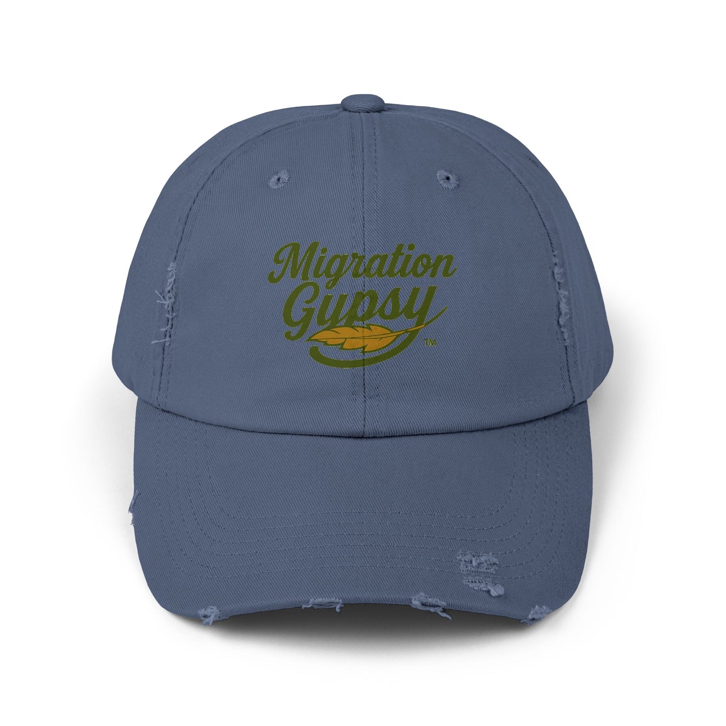 Distressed Cap — "Migration Gypsy" Retro Surf Hat
