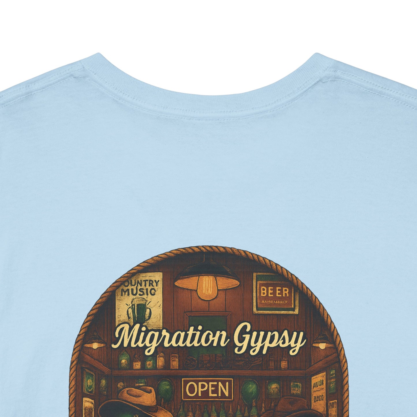 Gypsy Beer Pong Unisex Heavy Cotton Tee