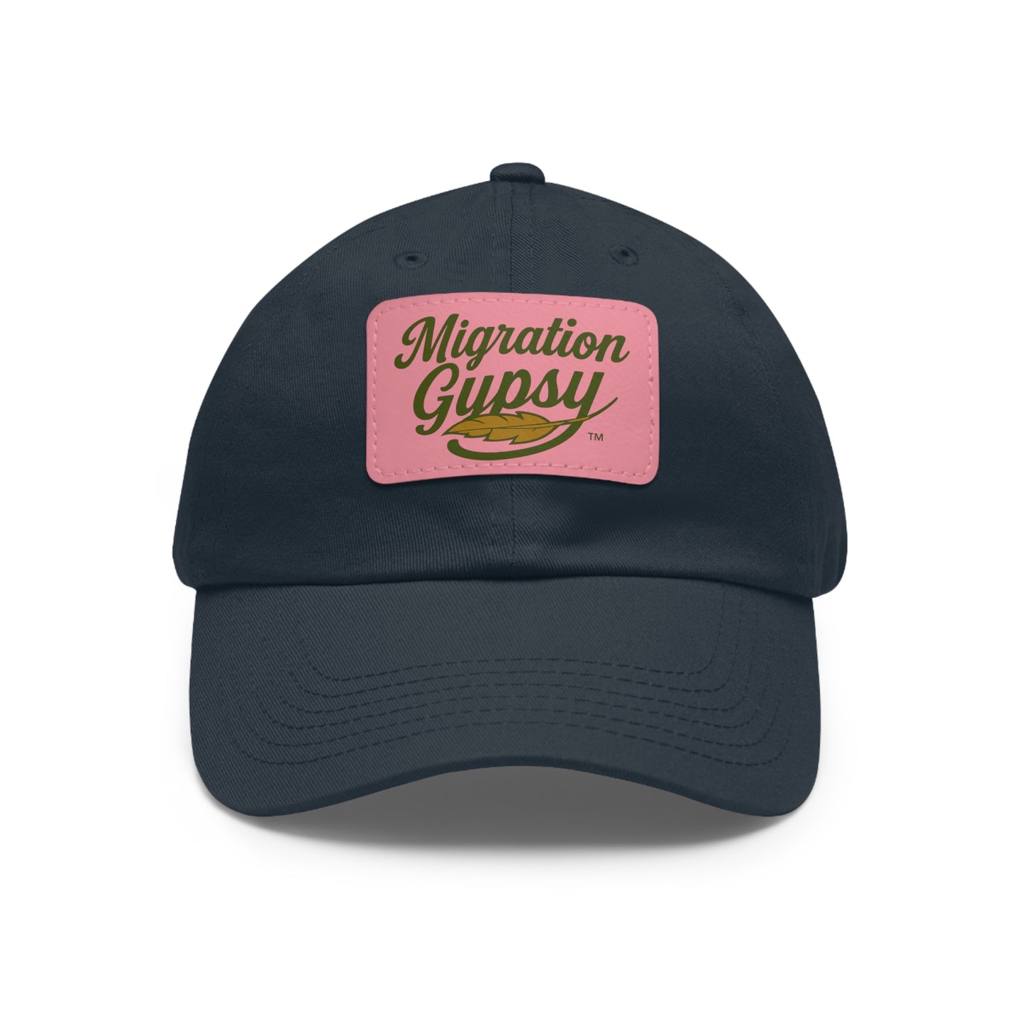 Unisex Migration Gypsy Leather Patch Hat — 12 Combo Colors Men's & Ladies
