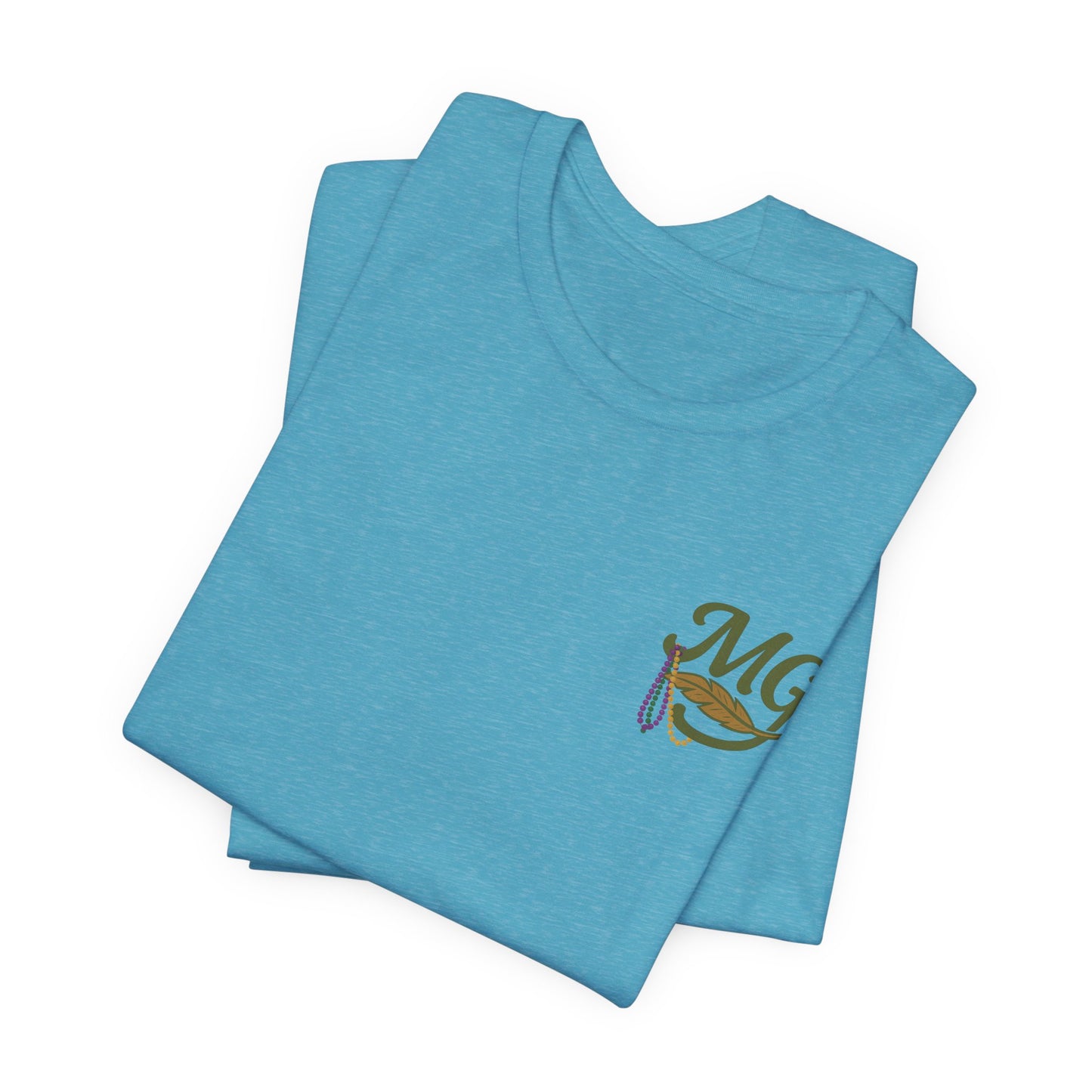 Mardi Gras Jester Mallard - Unisex Jersey Short Sleeve Tee