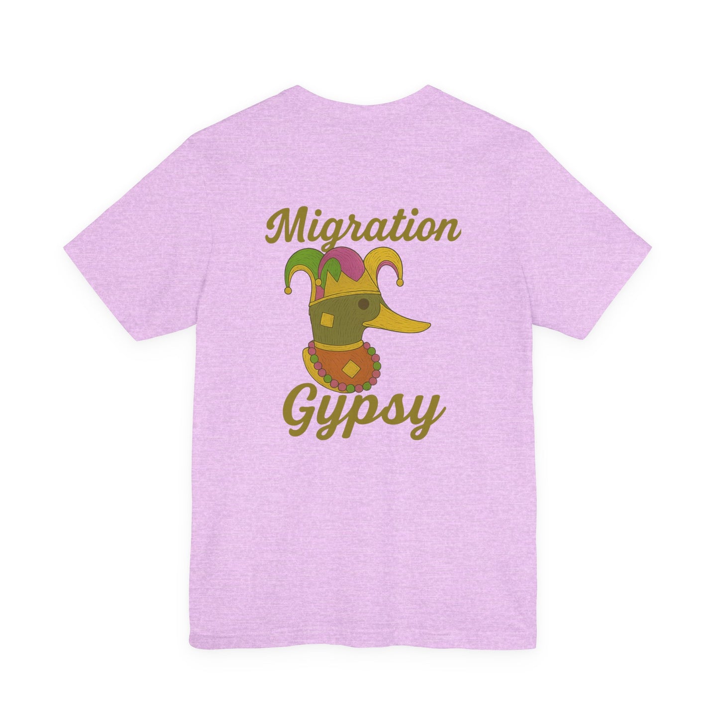 Mardi Gras Jester Mallard - Unisex Jersey Short Sleeve Tee