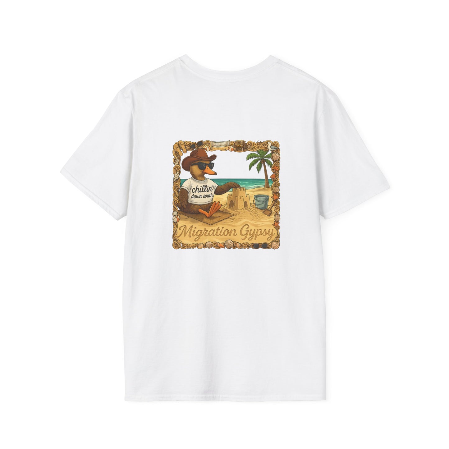 Gypsy Beach Scene "Chillin' Down South" Vintage Surf Tee