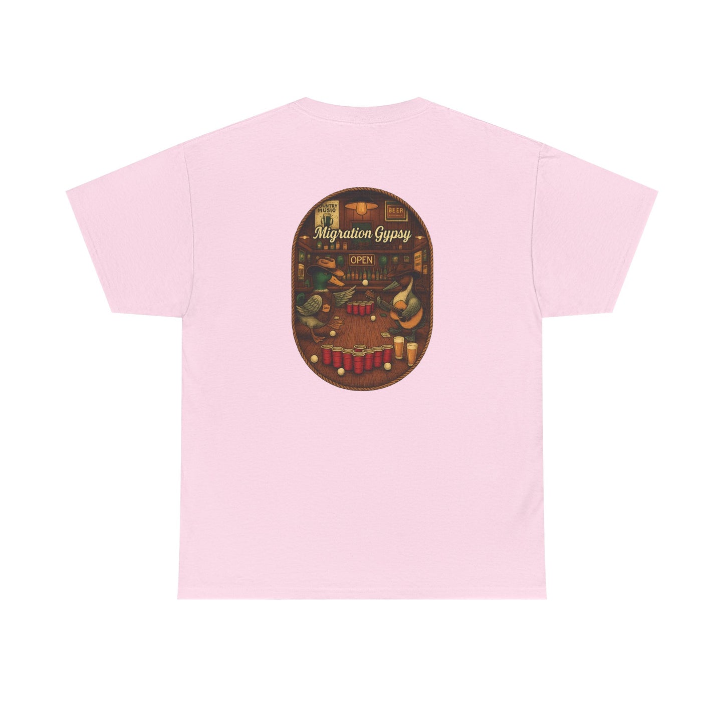 Gypsy Beer Pong Unisex Heavy Cotton Tee