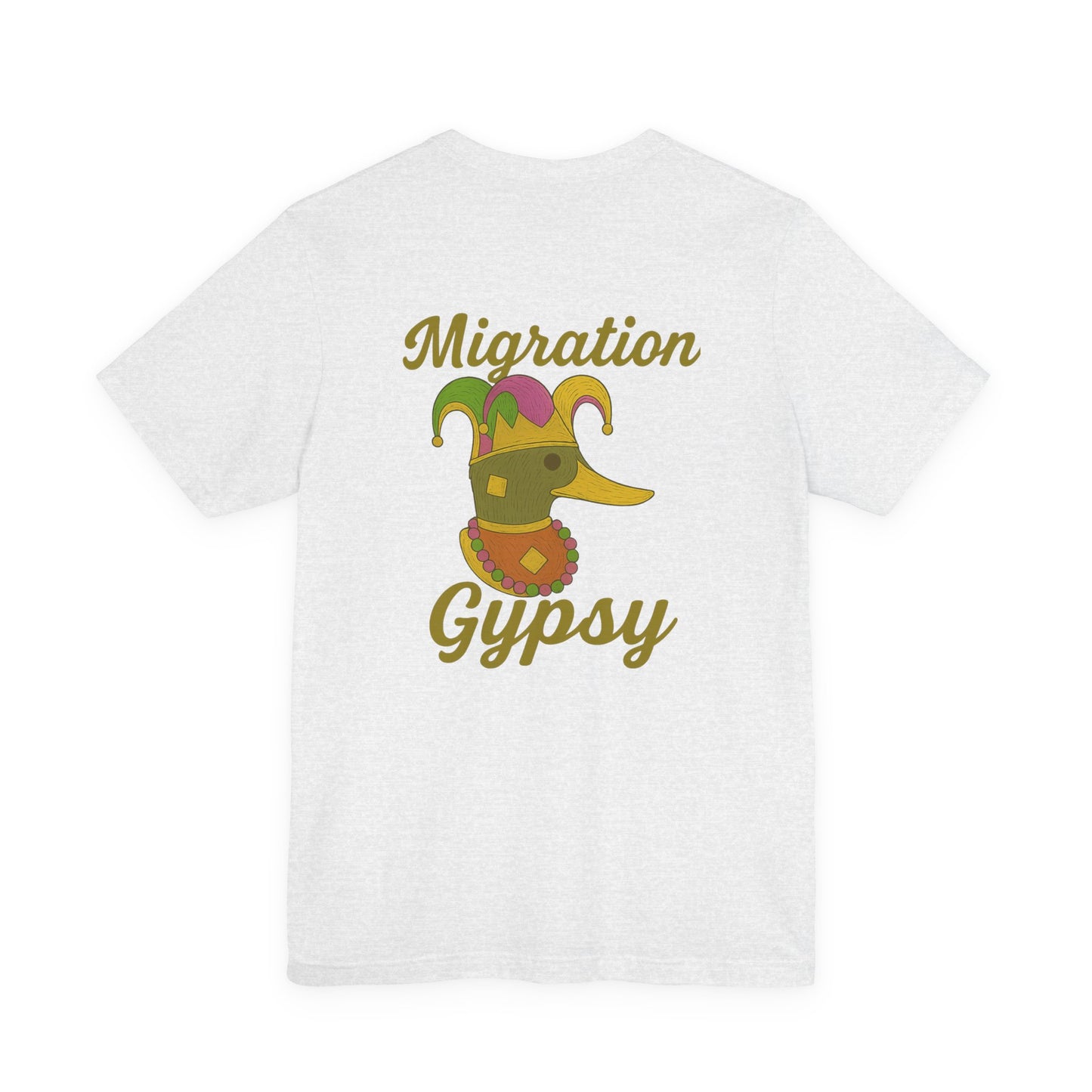 Mardi Gras Jester Mallard - Unisex Jersey Short Sleeve Tee