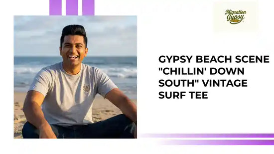 Gypsy Beach Scene "Chillin' Down South" Vintage Surf Tee by@Outfy