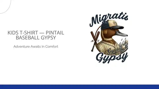 Kids T-Shirt &mdash; Pintail Baseball Gypsy by@Outfy